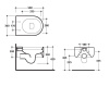 Унитаз подвесной KERASAN Flo 3115bi