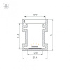 Профиль встраиваемый Arlight FLOOR 060246