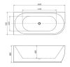 Акриловая ванна Aquanet Elegant 180х80 260048 белый