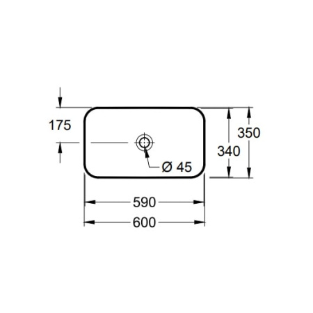 Раковина Villeroy&Boch Finion 60 см 414361R1 альпийский белый