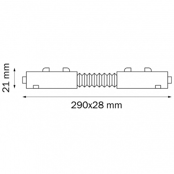Соединитель гибкий для треков Lightstar Teta 505156