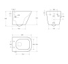 Унитаз подвесной BelBagno Due BB3103CHR-BS/SC
