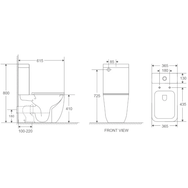 Унитаз напольный BelBagno Luce BB2197CP-TOR/SC безободковый, торнадо, без бачка, с сиденьем микролифт, белый