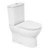 Унитаз-компакт безободковый с сиденьем BelBagno ENERGIA BB8134CPR/SC