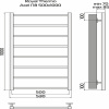 Полотенцесушитель Royal Thermo Axel П8 500х1000 белый