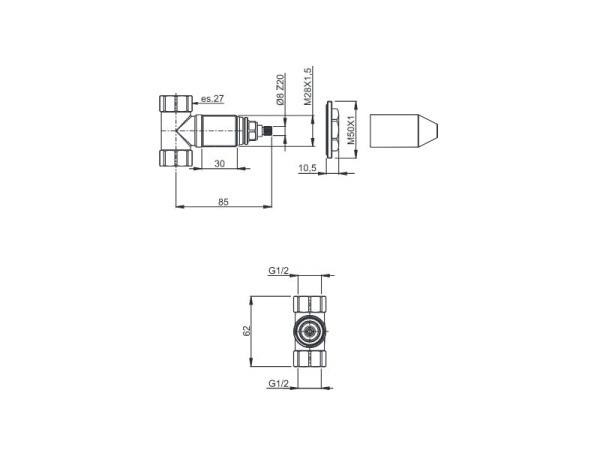 Внутренняя часть вентиля FIMA Carlo Frattini Fluid F2220