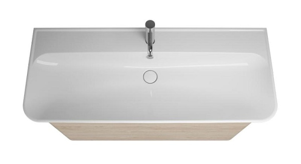 Тумба с раковиной Burgbad Iveo 120 SFEN120F2747G0161C0001*1 кашемировый дуб