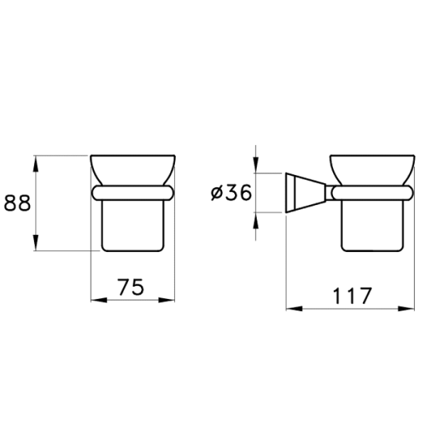Мыльница Stella 130 CT 10026 CR00