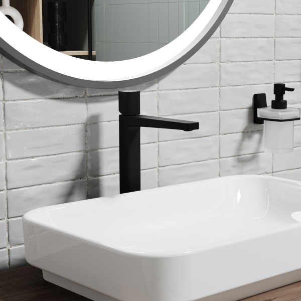 Смеситель для раковины WasserKRAFT Nuthe 9103H черный
