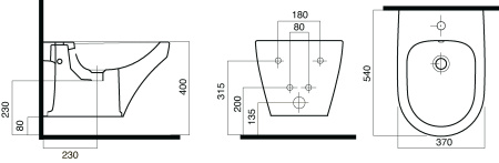 Биде подвесное AM.PM Inspire C503411WH белый глянец