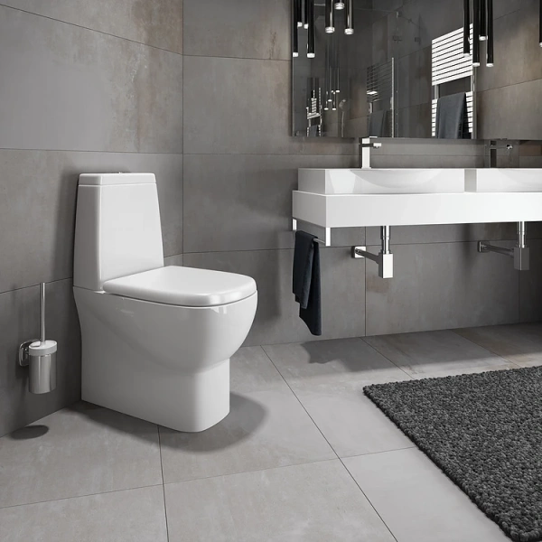 Унитаз-компакт с сиденьем микролифт Sanita Luxe Infinity WC.CC/Infinity/2-DM/WHT.G/S1