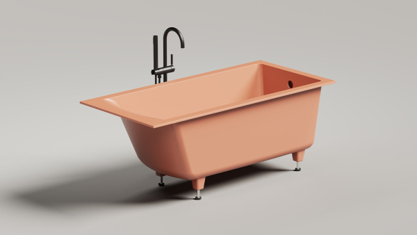 Ванна из литьевого мрамора Salini Cascata 150x70 105011MF RAL матовый