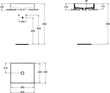 Раковина Ideal Standard Strada K077601