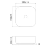 Раковина 39x39 см IDDIS Bridge BRIWS04i27