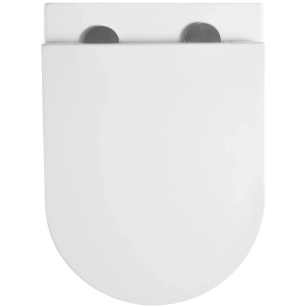 Унитаз подвесной Grossman GR-4411MSQ безободковый, торнадо, с сиденьем микролифт, белый матовый