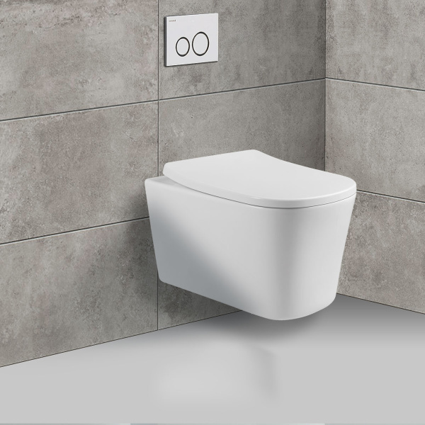 Унитаз подвесной Vincea Arco VT1-36 безободковый белый ультратонкое soft-close сиденье