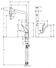 Смеситель для кухни hansgrohe METRIS 14820000