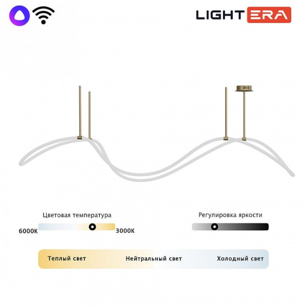 Светильник на штанге LIGHTERA Nyasa LE117L-150GB WIFI