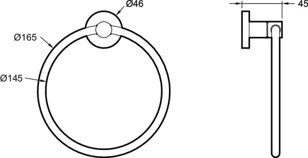 Полотенцедержатель Jacob Delafon EO E77822-CP