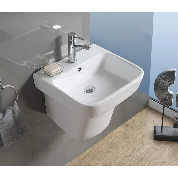 Раковина CeramaLux NB164 50,5x46,5 см, подвесная, белый