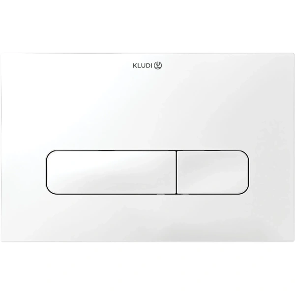Инсталляция для унитаза Kludi Unifix 79101 + 30PP0153 с кнопкой смыва, белый матовый