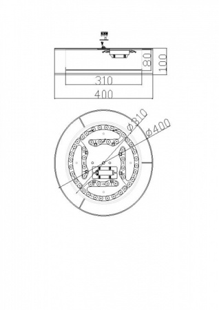Накладной светильник Freya Zoticus FR6005CL-L36G