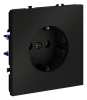 Розетка с заземлением без рамки Voltum S70 VLS040108