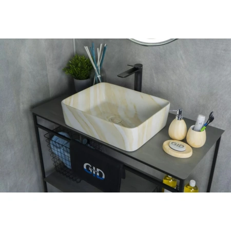 Раковина 48x37 см GID Stone Edition Mnc600