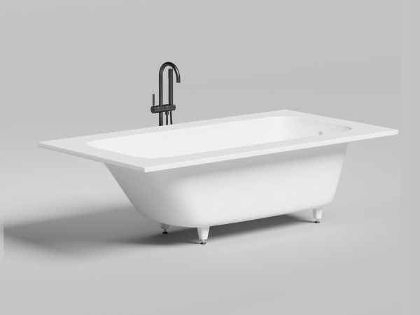 Ванна из искусственного камня Salini Orlando 190x100 102014MF покраска по RAL полностью