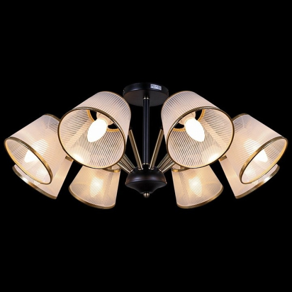 Люстра на штанге ILLUMICO IL0344-8CSQ-79 BK AB