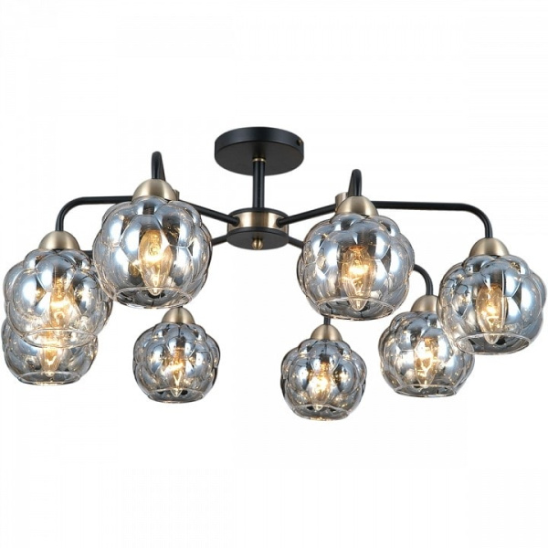 Люстра на штанге ILLUMICO IL0447-8CSQ-79 BK