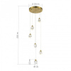 Подвесная люстра ST-Luce Cascato SL6114.203.06