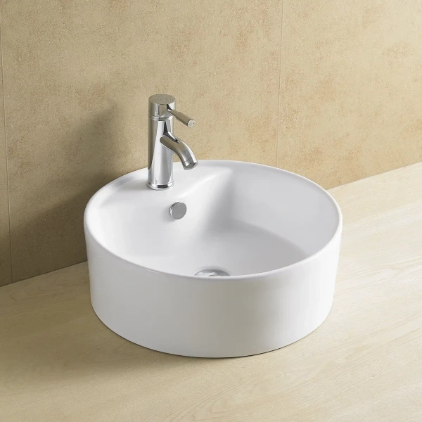 Раковина-чаша CeramaLux 9008B 46x46 см, накладная, белый