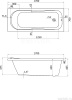 Акриловая ванна Santek Tenerife 170x70 1WH302207