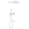 Душевой комплект Abber Daheim AF8217W белая матовая