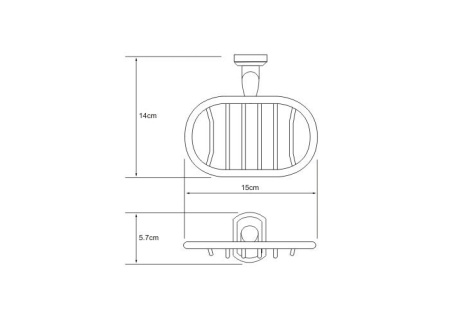 Мыльница WasserKRAFT Oder K-3069