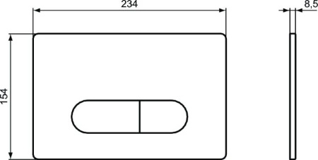 Клавиша смыва Ideal Standard PROSYS OLEAS R0117AA