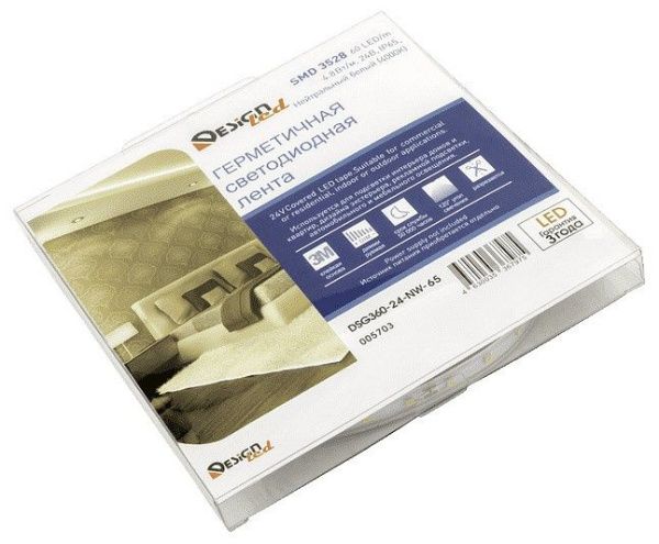 Лента светодиодная DesignLed DSG360 DSG360-24-NW-65