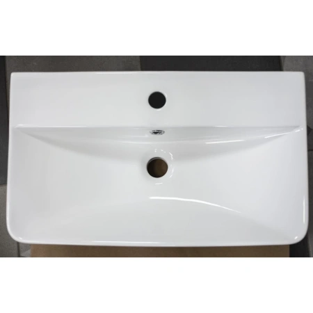 Раковина CeramaLux 9595-60 60x34,5 см, накладная, белый