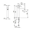 Смеситель для раковины Fantini Nostromo 50 13 E806WF черный