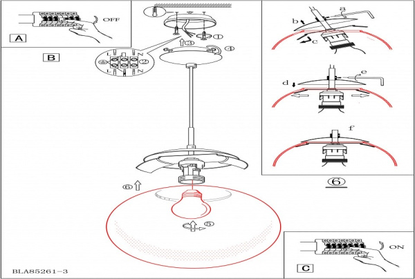 Подвесной светильник Eglo Rondo 85262