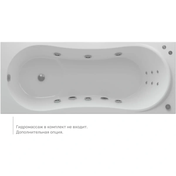 Акриловая ванна Aquatek Афродита AFR170-0000122 170x70 см, белый