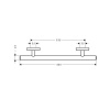 Поручень hansgrohe Pura Vida 41513000
