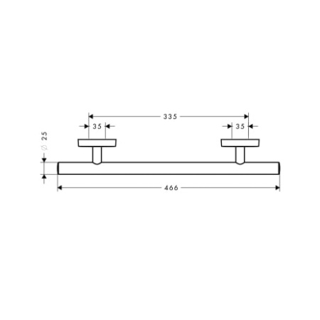 Поручень hansgrohe Pura Vida 41513000