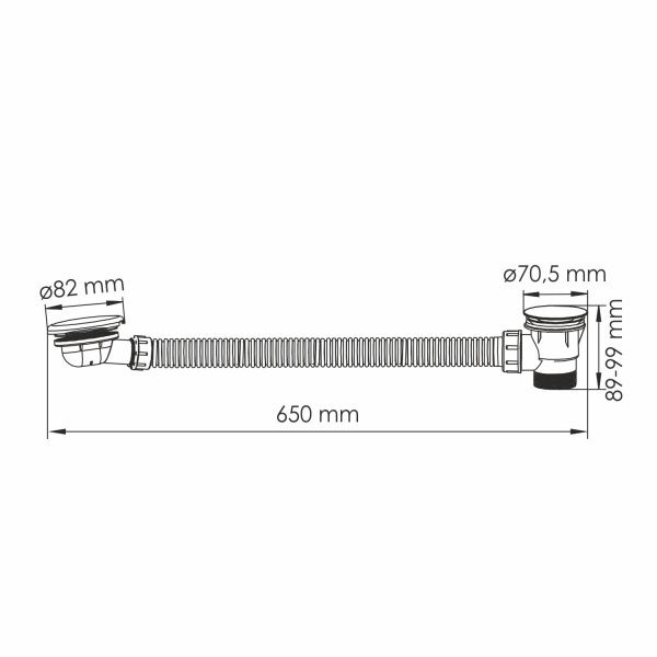 A333 Слив-перелив для ванны