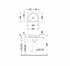 Раковина Duravit CAPE COD 2339500000