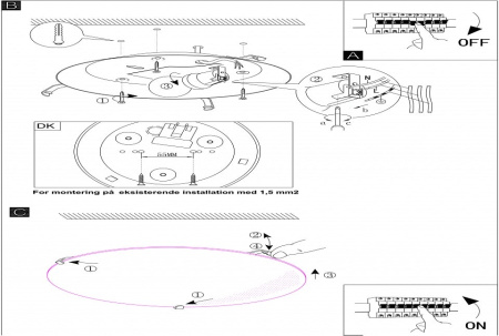Накладной светильник Eglo Mars 1 89239