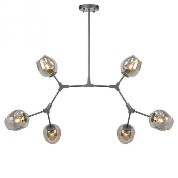 Люстра на штанге AM-Group LOFT LOFT-6 BK