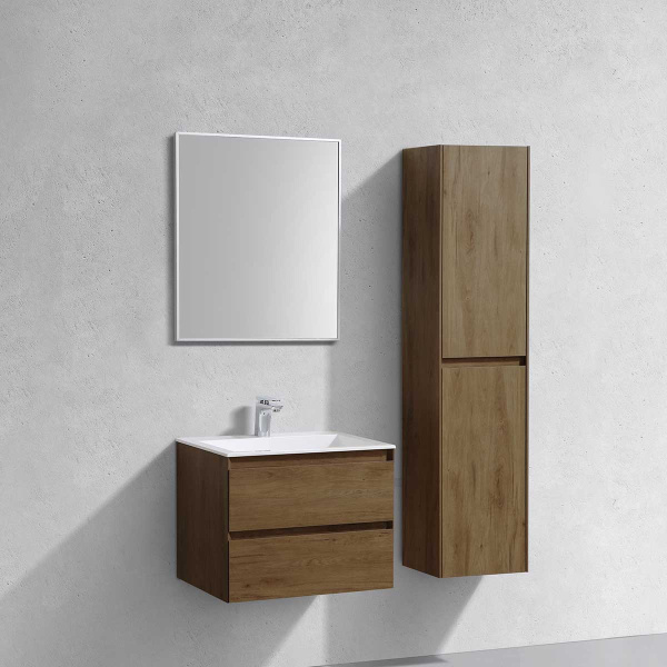 Тумба под раковину Vincea Luka 60 см VMC-2L600TO темное дерево