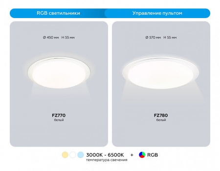 Накладной светильник Ambrella Light  FZ780